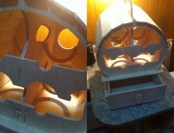 Intra απο ξύλο plywood 3mm-4mm πάχος - Mini Bar Wine Rack Δίασταση 30x30 cm Intraeaxys-qomm3m5o - Image 4