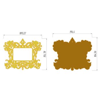 Intra απο ξύλο plywood 3mm-4mm πάχος - Διακοσμητικό πλαίσιο τοίχου Δίασταση 30x30 cm Intraeaxys-voq2p2qo - Image 3