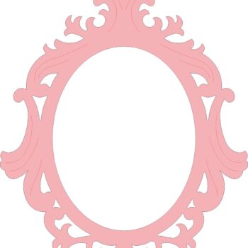 Intra απο ξύλο plywood 3mm-4mm πάχος - Πρότυπο πλαισίου καθρέφτη Δίασταση 30x30 cm Intraeaxys-zo9y30e7 - Image 1