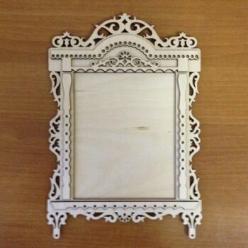 Intra απο ξύλο plywood 3mm-4mm πάχος - Κορνίζα με Platband Δίασταση 30x30 cm Intraeaxys-voq2ymdo - Image 1