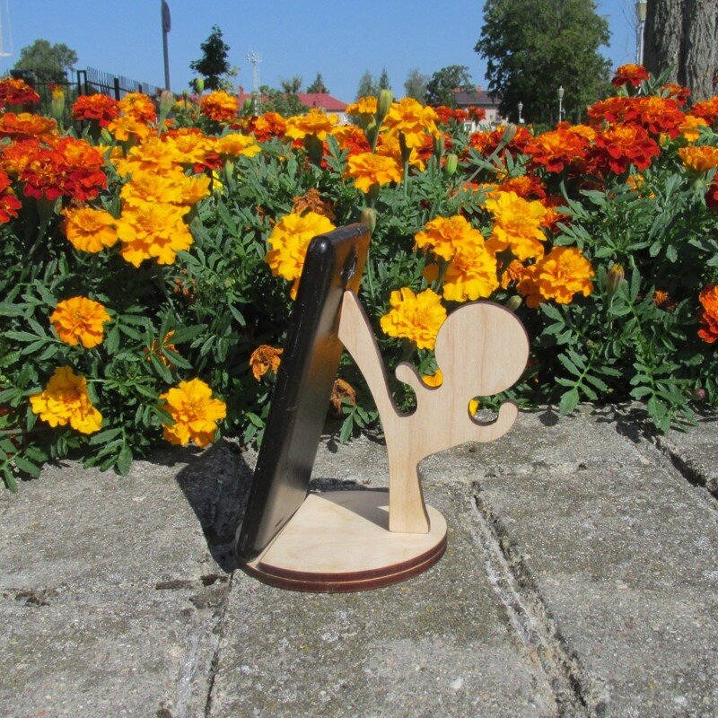 Intra απο ξύλο plywood 3mm-4mm πάχος - Καράτε παιδική βάση τηλεφώνου Δίασταση 30x30 cm Intraeaxys-6o3yrxq7