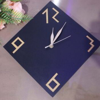 Intra απο ξύλο plywood 3mm-4mm πάχος - Μινιμαλιστικό μοντέρνο ρολόι τοίχου Δίασταση 30x30 cm Intraeaxys-ro6yrpq7 - Image 5