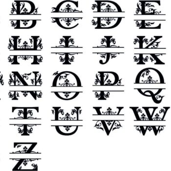 Intra απο ξύλο plywood 3mm-4mm πάχος - Όμορφα γράμματα σε διάνυσμα για διακόσμηση Δίασταση 30x30 cm Intraeaxys-zo9yene7 - Image 1