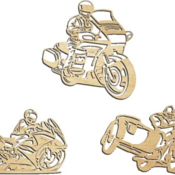 Intra απο ξύλο plywood 3mm-4mm πάχος - Ξύλινη διακόσμηση τοίχου μοτοσυκλέτας Δίασταση 30x30 cm Intraeaxys-lopqe9x7 - Image 1