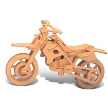 Intra απο ξύλο plywood 3mm-4mm πάχος - Dirt Bike 3D Wooden Puzzle Toy Αρχείο PDF Δίασταση 30x30 cm Intraeaxys-ro6y2n67 - Image 1
