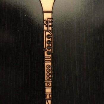 Intra απο ξύλο plywood 3mm-4mm πάχος - Κλαρινέτο Δίασταση 30x30 cm Intraeaxys-qom6mmp1 - Image 1