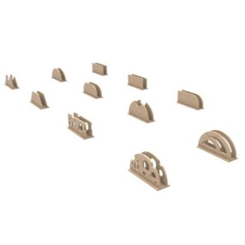 Intra απο ξύλο plywood 3mm-4mm πάχος - Ξύλινες θήκες για χαρτοπετσέτες Διακόσμηση τραπεζιών Δίασταση 30x30 cm Intraeaxys-51rr9xd1 - Image 1