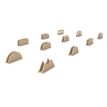 Intra απο ξύλο plywood 3mm-4mm πάχος - Ξύλινες θήκες για χαρτοπετσέτες Διακόσμηση τραπεζιών Δίασταση 30x30 cm Intraeaxys-51rr9xd1 - Image 3