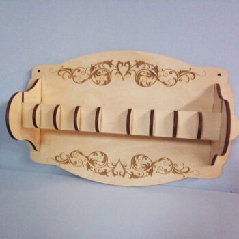 Intra απο ξύλο plywood 3mm-4mm πάχος - Χάρτινη θήκη για τοποθέτηση στον τοίχο Δίασταση 30x30 cm Intraeaxys-078ym64o - Image 1