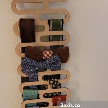 Intra απο ξύλο plywood 3mm-4mm πάχος - Κρεμάστρα για ζώνες γραβάτας Δίασταση 30x30 cm Intraeaxys-p7ymnn67 - Image 1