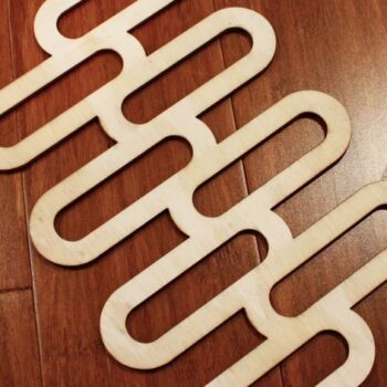 Intra απο ξύλο plywood 3mm-4mm πάχος - Αρχείο PDF θήκης γραβάτας Δίασταση 30x30 cm Intraeaxys-51rryed1 - Image 1