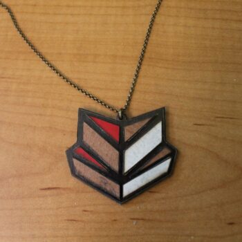 Intra απο ξύλο plywood 3mm-4mm πάχος - Κολιέ για γυναίκες Δίασταση 30x30 cm Intraeaxys-eoxl0xxo - Image 1