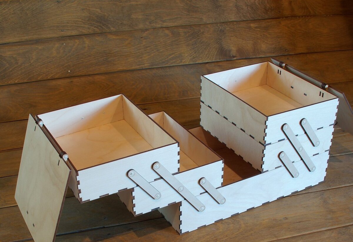 Intra απο ξύλο plywood 3mm-4mm πάχος - Οργάνωση κεντημάτων Οργανωτής ραπτικής Δίασταση 30x30 cm Intraeaxys-r7vmnvk7