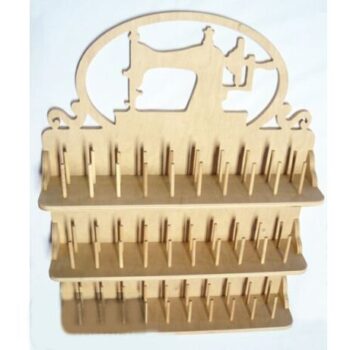 Intra απο ξύλο plywood 3mm-4mm πάχος - DIY Στήριγμα καρουλιού με νήματα Δίασταση 30x30 cm Intraeaxys-eo0qn001 - Image 1