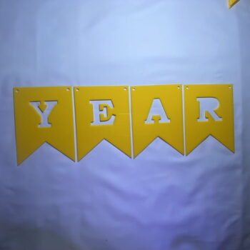 Intra απο ξύλο plywood 3mm-4mm πάχος - Ευτυχισμένο το νέο έτος Πανό Κρεμαστό ντεκόρ Δίασταση 30x30 cm Intraeaxys-ro6yn837 - Image 8