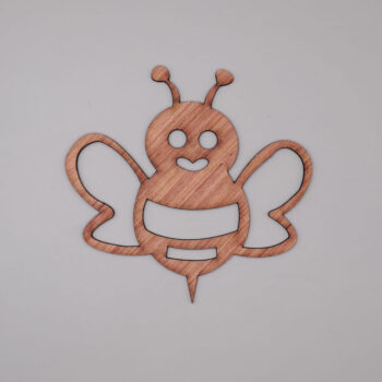 Intra απο ξύλο plywood 3mm-4mm πάχος - Διακοσμήσεις Bee Fly Wood Craft Δίασταση 30x30 cm Intraeaxys-pok36v97 - Image 1