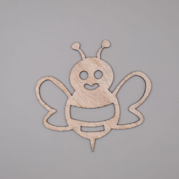 Intra απο ξύλο plywood 3mm-4mm πάχος - Διακοσμήσεις Bee Fly Wood Craft Δίασταση 30x30 cm Intraeaxys-pok36v97 - Image 3