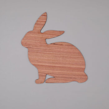 Intra απο ξύλο plywood 3mm-4mm πάχος - Ξύλινο σχήμα χειροτεχνίας λαγουδάκι Δίασταση 30x30 cm Intraeaxys-ro6ynq67 - Image 1