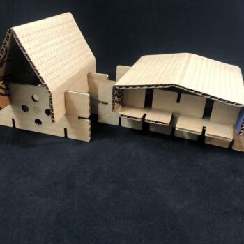 Intra απο ξύλο plywood 3mm-4mm πάχος - Σετ Κατασκευών Πλακάκια από χαρτόνι Δίασταση 30x30 cm Intraeaxys-075y6l0o - Image 1