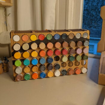 Intra απο ξύλο plywood 3mm-4mm πάχος - Σχάρα βαφής από χαρτόνι Δίασταση 30x30 cm Intraeaxys-yon0k3p7 - Image 1