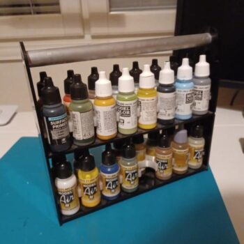 Intra απο ξύλο plywood 3mm-4mm πάχος - Σχάρα βαφής για μπουκάλια χρωμάτων Vallejo Δίασταση 30x30 cm Intraeaxys-r1z0vwno - Image 4