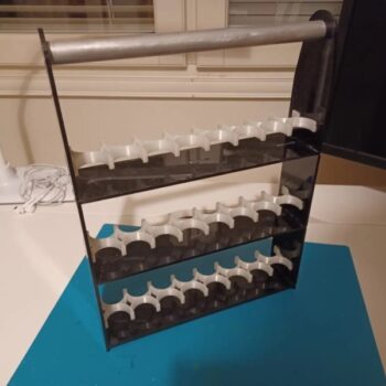 Intra απο ξύλο plywood 3mm-4mm πάχος - Σχάρα βαφής για μπουκάλια χρωμάτων Vallejo Δίασταση 30x30 cm Intraeaxys-r1z0vwno - Image 5