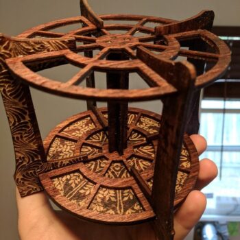 Intra απο ξύλο plywood 3mm-4mm πάχος - Σχάρα βούρτσας Δίασταση 30x30 cm Intraeaxys-51rr9nr1 - Image 1