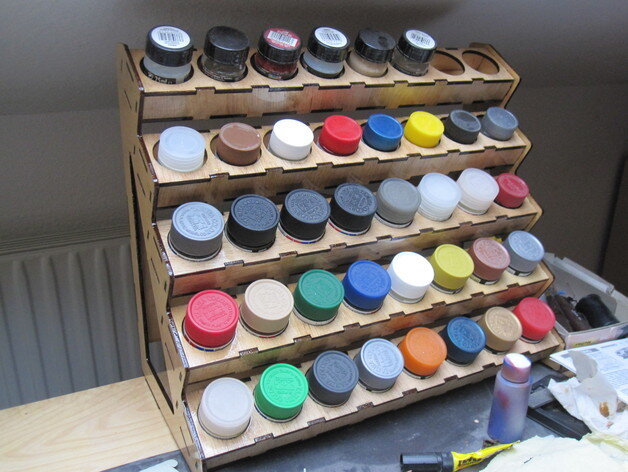 Intra απο ξύλο plywood 3mm-4mm πάχος - Ξύλινη ράφι βαφής Step ράφι Δίασταση 30x30 cm Intraeaxys-yon08xg7