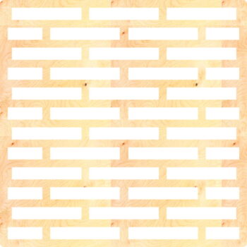 Intra απο ξύλο plywood 3mm-4mm πάχος - Γεωμετρικό σχέδιο Jali Δίασταση 30x30 cm Intraeaxys-lopqyx37 - Image 1