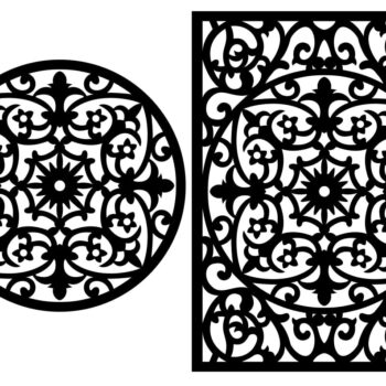 Intra απο ξύλο plywood 3mm-4mm πάχος - Αρχείο PDF Mandala Partition Δίασταση 30x30 cm Intraeaxys-p7ymnzz7 - Image 1