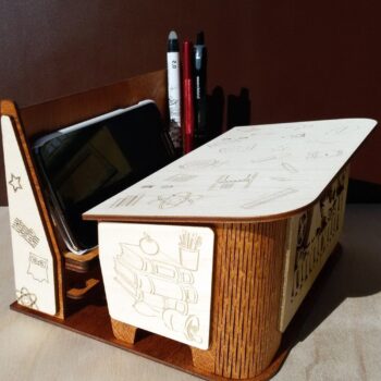 Intra απο ξύλο plywood 3mm-4mm πάχος - Δώρο για δάσκαλο Δίασταση 30x30 cm Intraeaxys-r1z26nn1 - Image 1