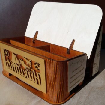 Intra απο ξύλο plywood 3mm-4mm πάχος - Δώρο για δάσκαλο Δίασταση 30x30 cm Intraeaxys-r1z26nn1 - Image 3