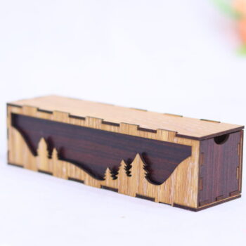 Intra απο ξύλο plywood 3mm-4mm πάχος - Διακοσμητικό Ξύλινο Μολυβοκούτι Δίασταση 30x30 cm Intraeaxys-eo0qww31 - Image 9