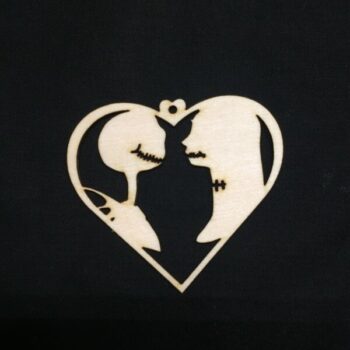 Intra απο ξύλο plywood 3mm-4mm πάχος - Στολίδι Τζακ και Σάλι Δίασταση 10x10 cm Intraeaxys-qomm0n4o - Image 1