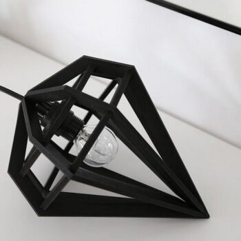 Intra απο ξύλο plywood 3mm-4mm πάχος - Κρυστάλλινο φωτιστικό Δίασταση 30x30 cm Intraeaxys-zo9y2vy7 - Image 3