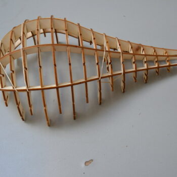 Intra απο ξύλο plywood 3mm-4mm πάχος - Λαμπτήρας δάκρυ Δίασταση 30x30 cm Intraeaxys-yon093y7 - Image 6