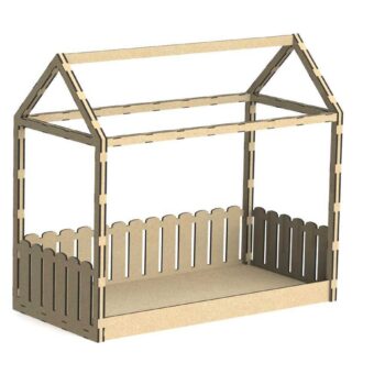 Intra απο ξύλο plywood 3mm-4mm πάχος - Ξύλινο κρεβάτι για κατοικίδια, κρεβατάκι καμπίνας Δίασταση 30x30 cm Intraeaxys-075y653o - Image 1