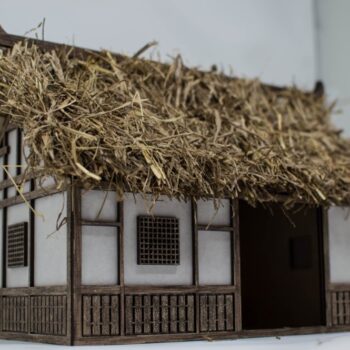 Intra απο ξύλο plywood 3mm-4mm πάχος - Σπίτι ινδικών χοιριδίων ιαπωνικού στυλ Δίασταση 40x50 cm Intraeaxys-m1d6xdy7 - Image 1