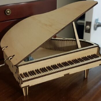 Intra απο ξύλο plywood 3mm-4mm πάχος - Grand Piano Music Box 3mm Δίασταση 30x30 cm Intraeaxys-eo206dm7 - Image 4