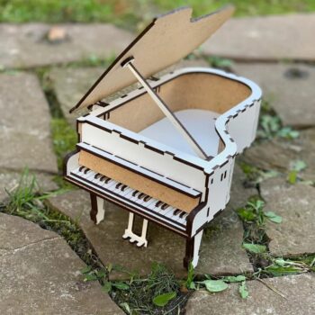 Intra απο ξύλο plywood 3mm-4mm πάχος - Μουσικά παιχνίδια πιάνου για παιδιά Δίασταση 30x30 cm Intraeaxys-51rrd831 - Image 1