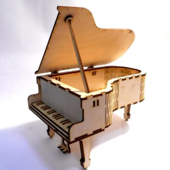 Intra απο ξύλο plywood 3mm-4mm πάχος - Παιχνίδι πιάνο Δίασταση 30x30 cm Intraeaxys-eo20xy67 - Image 1