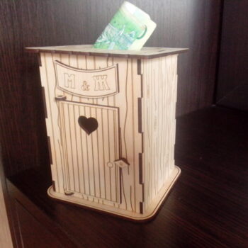 Intra απο ξύλο plywood 3mm-4mm πάχος - Ξύλινος κουμπαράς Δίασταση 30x30 cm Intraeaxys-r1z24l21 - Image 1