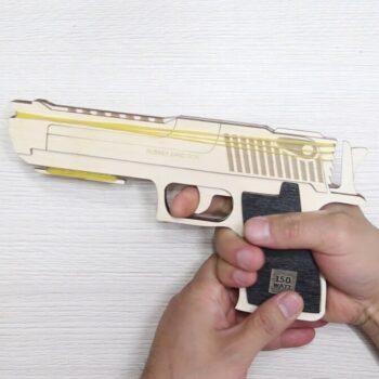 Intra απο ξύλο plywood 3mm-4mm πάχος - Λαστιχένιο πιστόλι 3mm Κόντρα πλακέ Δίασταση 30x30 cm Intraeaxys-p7ymjgz7 - Image 1