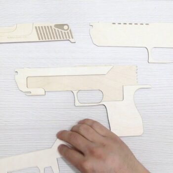 Intra απο ξύλο plywood 3mm-4mm πάχος - Λαστιχένιο πιστόλι 3mm Κόντρα πλακέ Δίασταση 30x30 cm Intraeaxys-p7ymjgz7 - Image 3