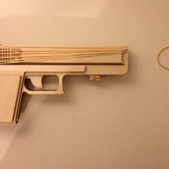 Intra απο ξύλο plywood 3mm-4mm πάχος - Ημιαυτόματο πυροβόλο όπλο Δίασταση 30x30 cm Intraeaxys-67wly3m1 - Image 1