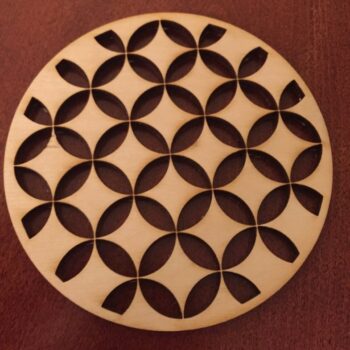 Intra απο ξύλο plywood 3mm-4mm πάχος - Shippo Pattern Trivets Δίασταση 30x30 cm Intraeaxys-r7vd5k57 - Image 1