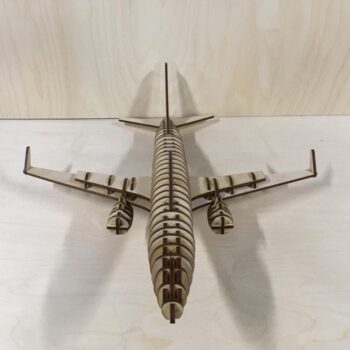 Intra απο ξύλο plywood 3mm-4mm πάχος - Τρισδιάστατο μοντέλο αεροπλάνου Δίασταση 30x30 cm Intraeaxys-r1z2y0n1 - Image 3