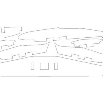 Intra απο ξύλο plywood 3mm-4mm πάχος - Ξύλινο μοντέλο αεροσκάφους Dornier Do 26 Flying Boat Δίασταση 30x30 cm Intraeaxys-51rred01 - Image 4