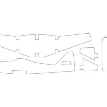 Intra απο ξύλο plywood 3mm-4mm πάχος - Ξύλινο μοντέλο αεροσκάφους Messerschmitt Me 262 Δίασταση 30x30 cm Intraeaxys-6o3ywxk7 - Image 4