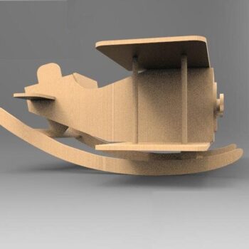 Intra απο ξύλο plywood 3mm-4mm πάχος - Ξύλινο κουνιστό αεροπλάνο για παιδιά Δίασταση 30x30 cm Intraeaxys-eo4q2pg7 - Image 3